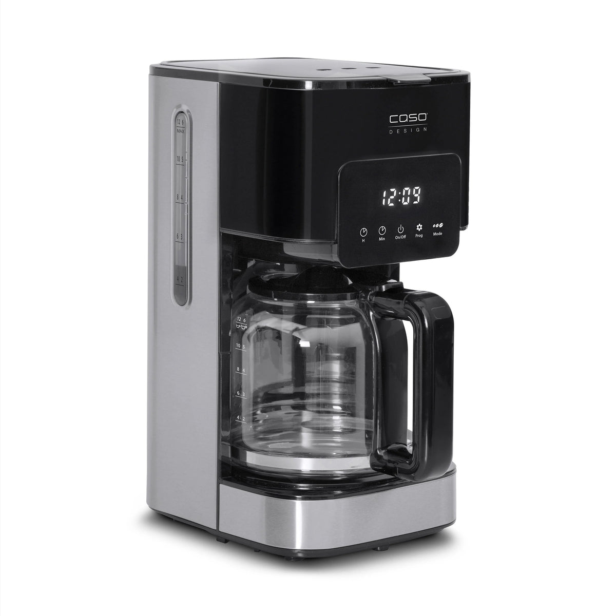 Macchina da caffè filtrato in acciaio inox CASO Design da 12 tazze