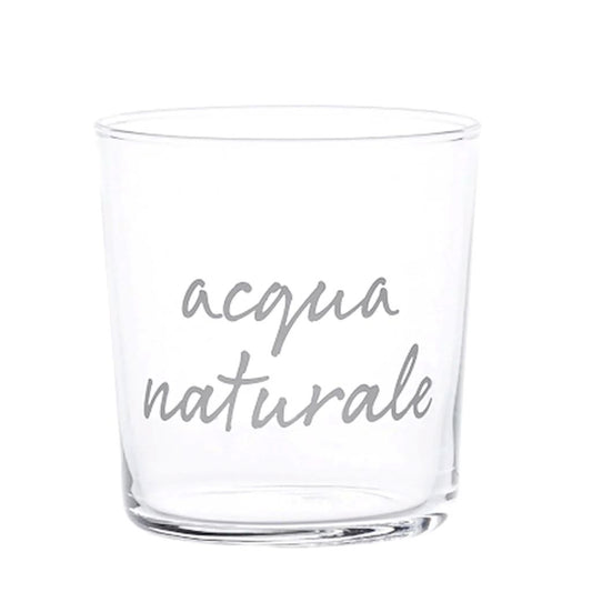 Set 6 Bicchieri acqua "acqua naturale"