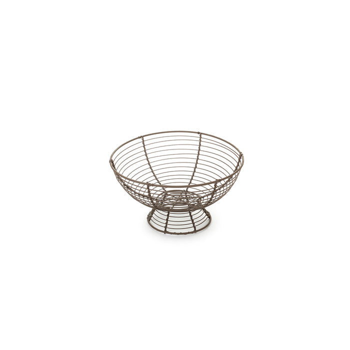 centrotavola rotondo in metallo "Bunny". Perfetto per contenere decorazioni non solo pasquali. Dimensioni: cm 25 × h 14.5. In negozio e online su tuttochic.live
