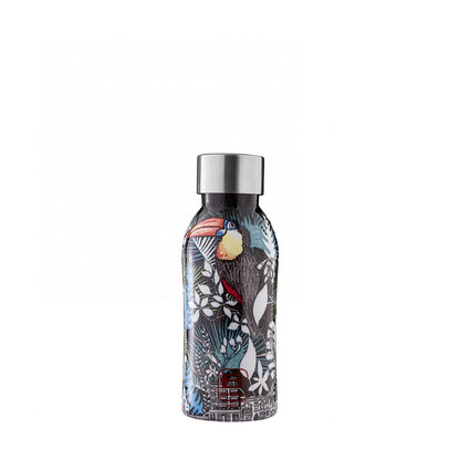 Bottiglia termica Bugatti TWIN 250 ml collezione La Ville in acciaio inox.