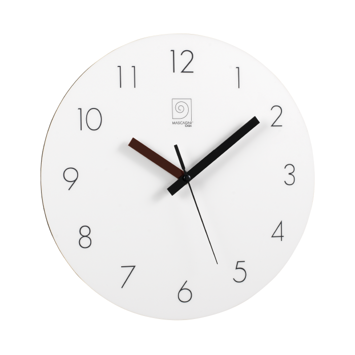 Questo orologio da parete in legno con superficie frontale lucida e colorata Funziona con 1 batteria stilo (inclusa) Dimensioni: cm Ø 30. In negozio e online su tuttochic.live