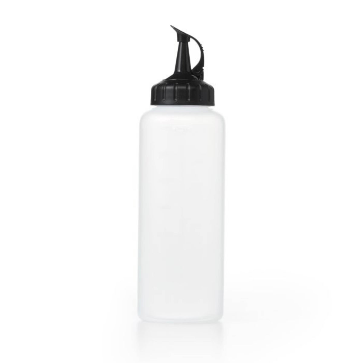 Flacone dispenser per condimenti, ideale per salse, olii, condimenti per insalata, sciroppo, ecc.• Tappo attaccato alla bottiglia per una facile apertura con una sola mano. 3 diversi indicatori di misurazione: tazze, oz, ml.• Materiale: plastica BPA free. In negozio e online su tuttochic.live