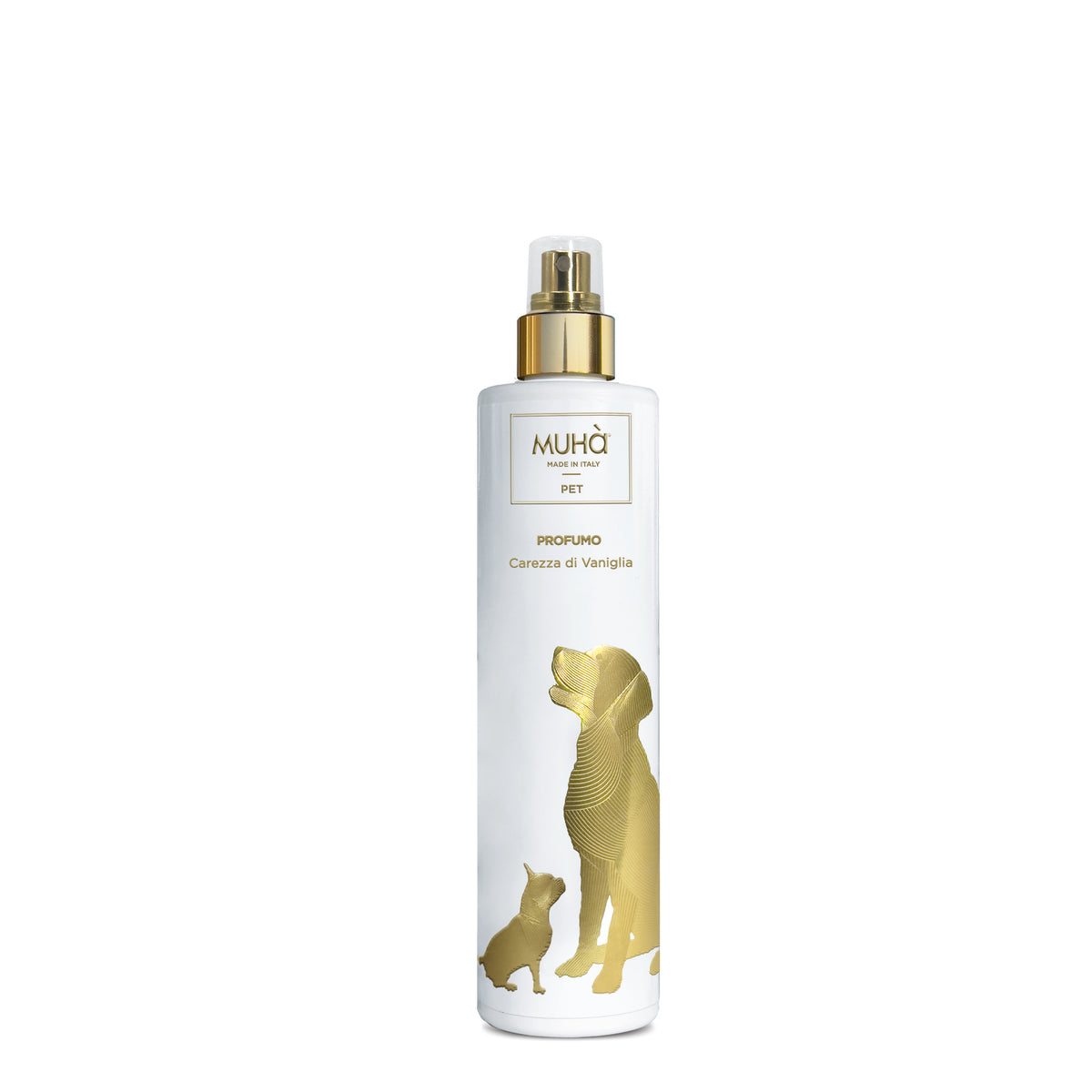 Il profumo per cani è una fragranza delicata e sofisticata, pensata per rinfrescare e valorizzare il pelo del tuo amico a quattro zampe, assicurando il massimo rispetto per la sua sensibilità e il suo olfatto naturale. Quantità: 150 ml. In negozio e online su tuttochic.live