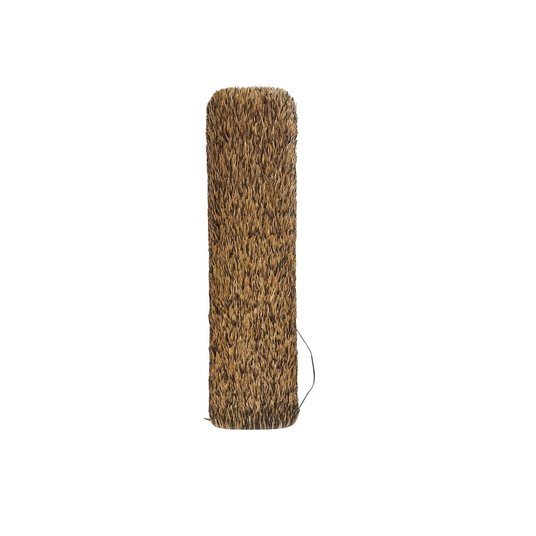 Lampada da terra Java Renver in legno di cocco, altezza 143 cm.