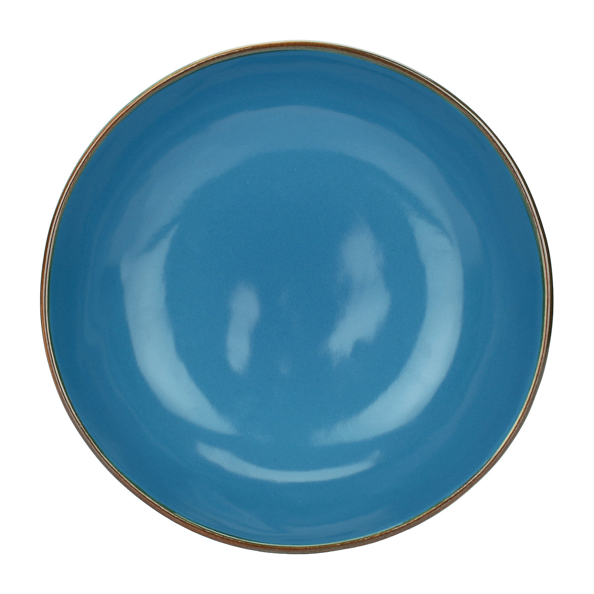 Piatto fondo di colore blu avio della linea Concerto. Materiale: Stoneware Dimensioni: Ø 21 cm Lavabile in lavastoviglie. In negozio e online su tuttochic.live