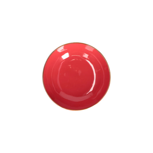 Piatto fondo di colore corallo della linea Concerto. L’apparecchiatura è bellissima tono su tono o nei diversi abbinamenti di colore. Materiale: Stoneware Dimensioni: Ø 21 cm Lavabile in lavastoviglie Utilizzabile in microonde Non Utilizzabile in forno tradizionale. In negozio e online su tuttochic.live