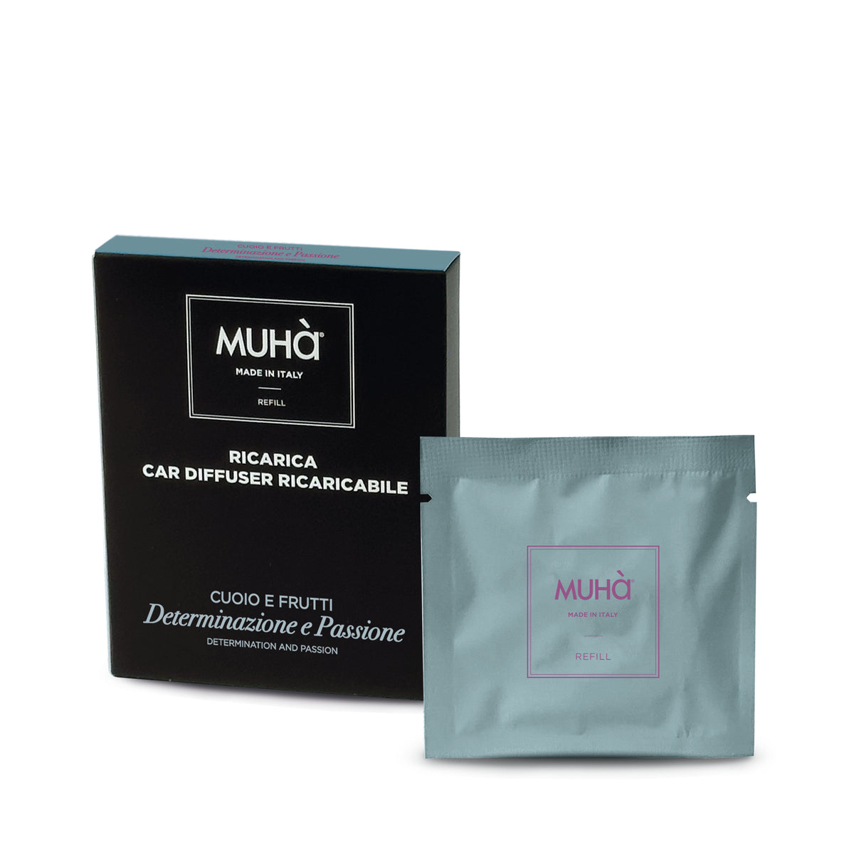 Ricarica del profumatore d’auto dal design accattivante e moderno, in soft-touch con rilascio graduale di profumi ricchi e corposi che garantiscono una lunga durata.  Info sulla fragranza CUOIO E FRUTTI Fragranza intensa, calda e legnosa miscelata con cuoio e zafferano...  In negozio e online su tuttochic.live