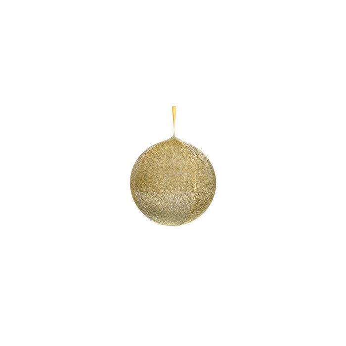 Palla decorativa in tessuto glitter oro – La Giostra di Amelie 3 misure disponibili

