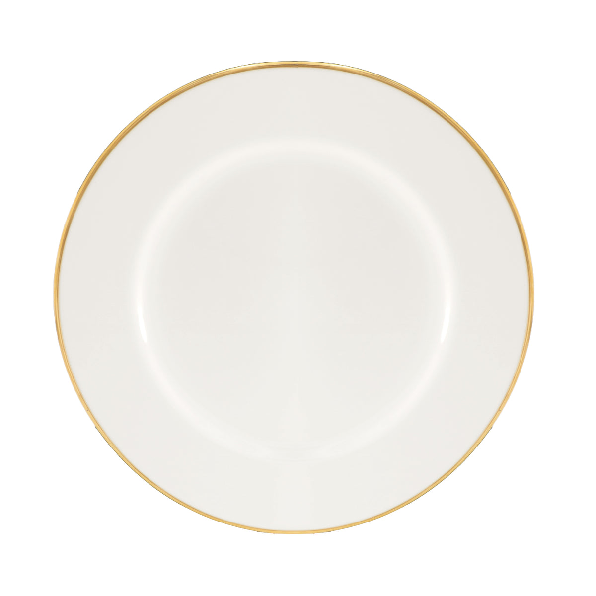 Set di 6 piatti piani con falda Ø 27 cm Questi piatti MAESTÀ, confezionati in 6 pezzi, sono realizzati in porcellana satinata con un filo d'oro. Un'elegante aggiunta alla vostra tavola, i piatti offrono un tocco di lusso e raffinatezza grazie al loro design e ai materiali di qualità. In negozio e online su tuttochic.live