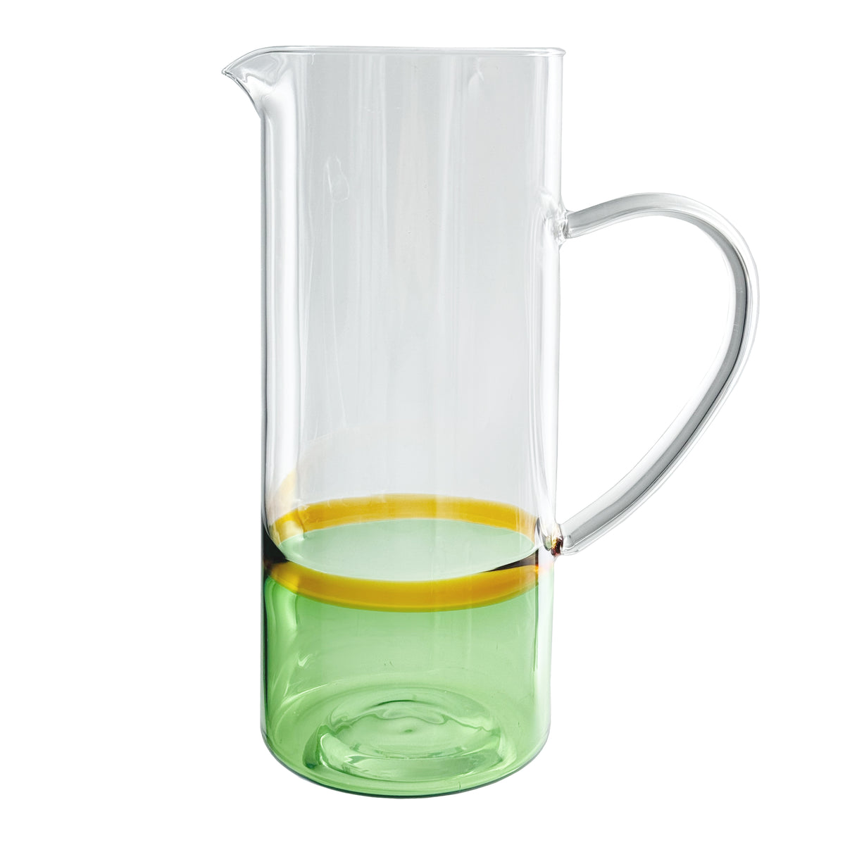 Brocca in vetro borosilicato incontra il colore di brand in una collezione dalle linee decise. Capacità: 1,2 litri. In negozio e online su tuttochic.live