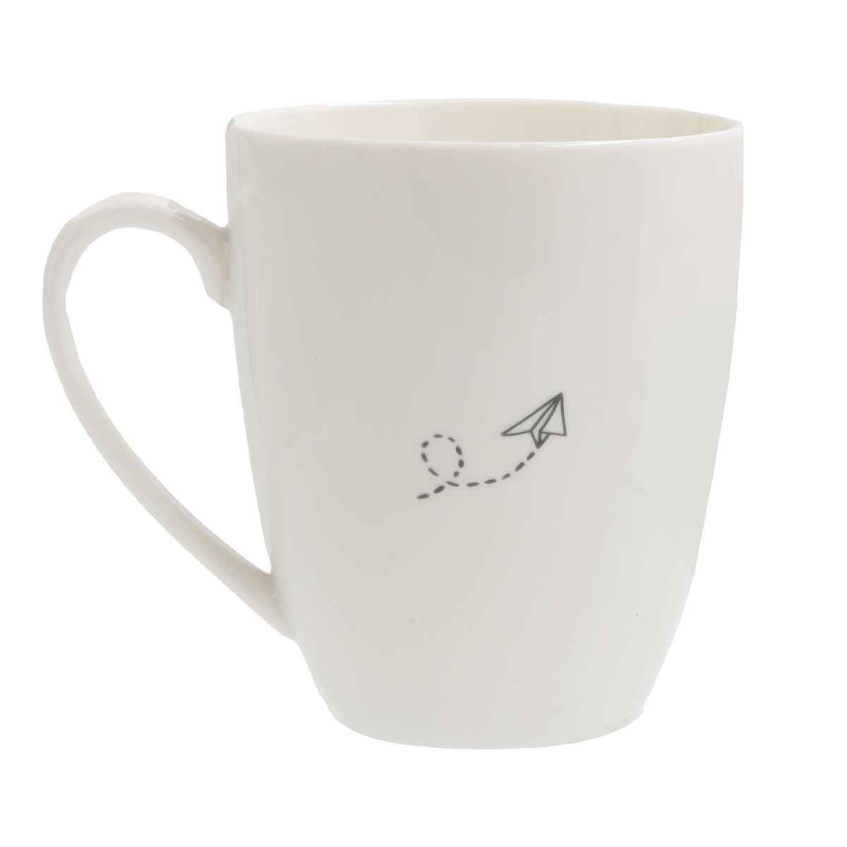 Mug in porcellana bianca decorata. Capacità 450 ml. In negozio e online su tuttochic.live