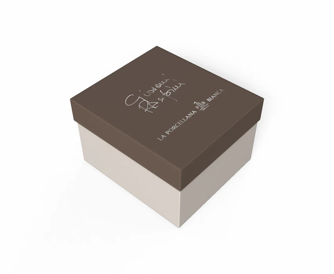 Confezione regalo elegante collezione Eden per La Porcellana Bianca.