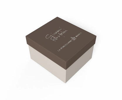 Confezione regalo elegante collezione Eden per La Porcellana Bianca.