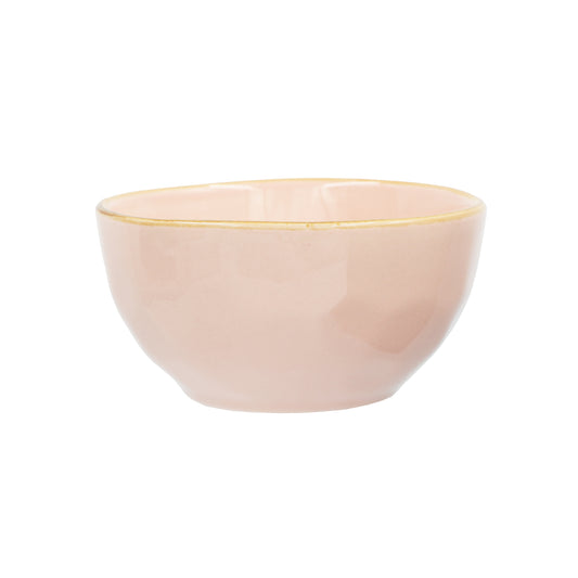 Coppetta in porcellana di colore rosa cipria.  Dimensioni: cm Ø 11 x 6 h Materiali: Stoneware. Non in forno tradizionale. In negozio e online su tuttochic.live