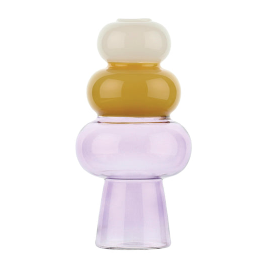 Vaso monofiore in vetro borosilicato. Più che vasi, sembrano piccole sculture in vetro dal design originale e contemporaneo, che regalano a ogni stanza personalità e luce. Alchimia è un omaggio retrò agli alambicchi. Dimensioni: cm Ø 11 x 22 h. In negozio e online su tuttochic.live