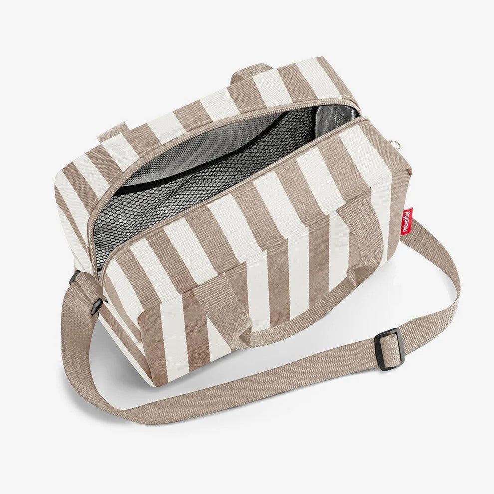 Tasca in rete e rivestimento termico della Coolerbag To-Go 3L.