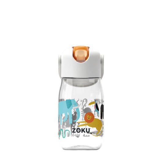 Bottiglia da idratazione per bambini con beccuccio estraibile e cannuccia interna resistente e sicura, facile da portare con sé e da utilizzare. • Lavabile in lavastoviglie• Materiali: Tritan e silicone• Capacità: 400 ml. In negozio e online su tuttochic.live
