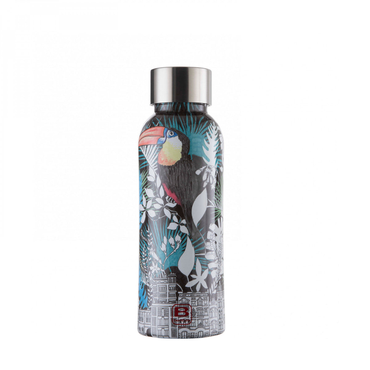 Bottiglia TWIN 1500 ml  La Ville. Tappo finitura satinata .Mantiene i liquidi caldi per 36 ore, freddi per 72 e il ghiaccio per 120 ore. Realizzata in acciaio inox 18/10, a doppia parte sottovuoto e con uno speciale rivestimento in rame... Misure: Diametro ø10 cm, altezza 30 cm . In negozio e on line su tuttochic.live