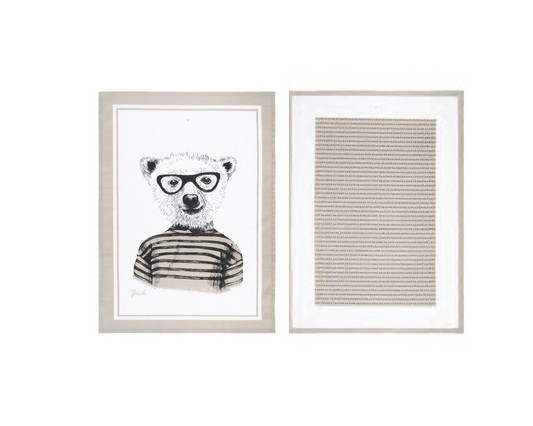 Set 2 strofinacci da cucina "My Friend's Home"