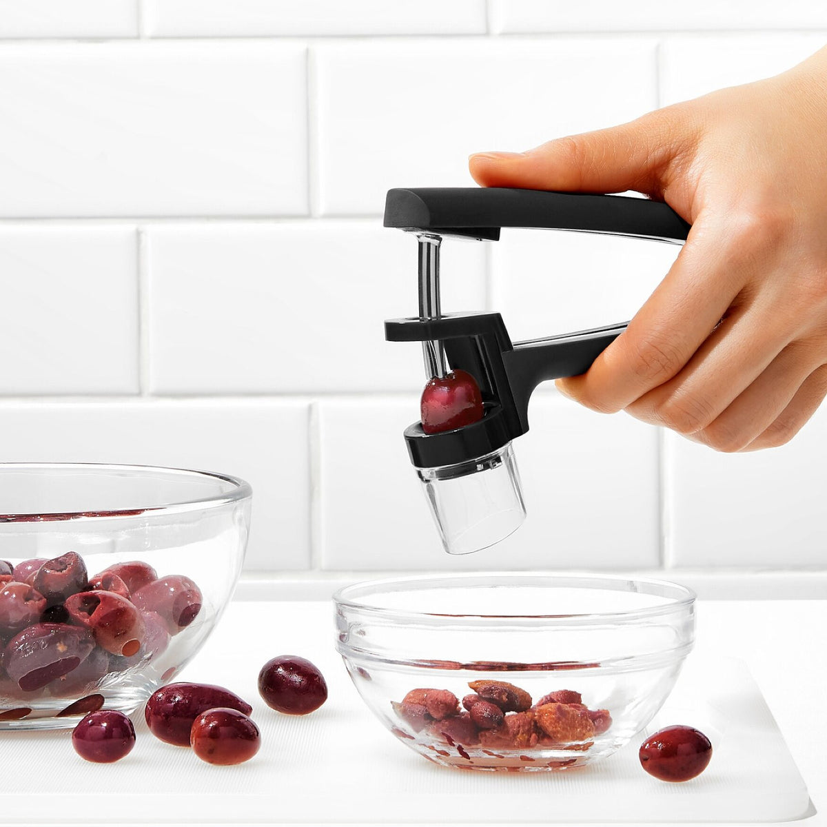 snocciolatore ciliegie e olive in zinco pressofuso