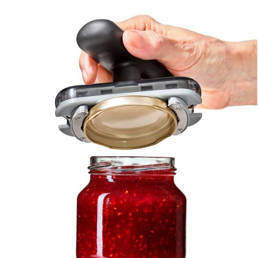 Svita barattoli manuale, ideale in cucina per aprire barattoli e bottiglie in modo semplice e veloce grazie al meccanismo rotante e ai denti affilati che permettono di aprire anche i coperchi più duri con il minimo sforzo.• Lavabile a mano• Dimensioni: 12,7 x 6,6 x 7,1 cm. In negozio e online su tuttochic.live