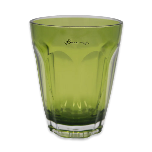 Set 6 bicchieri acqua in acrilico di colore verde trasparente della delicata collezione Aqua. Le perfette linee classiche trovano spazio ed espressione in oggetti capaci di coniugare la seduzione di un design raffinato. Dimensioni: Ø 9.5 cm, H 12 cm Lavabile in lavastoviglie. In negozio e online su tuttochic.live