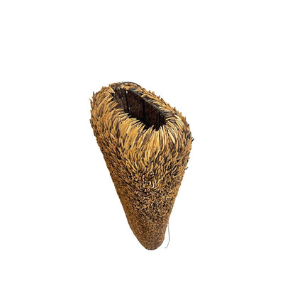 Lampada da terra Java Renver in legno di cocco, altezza 143 cm.