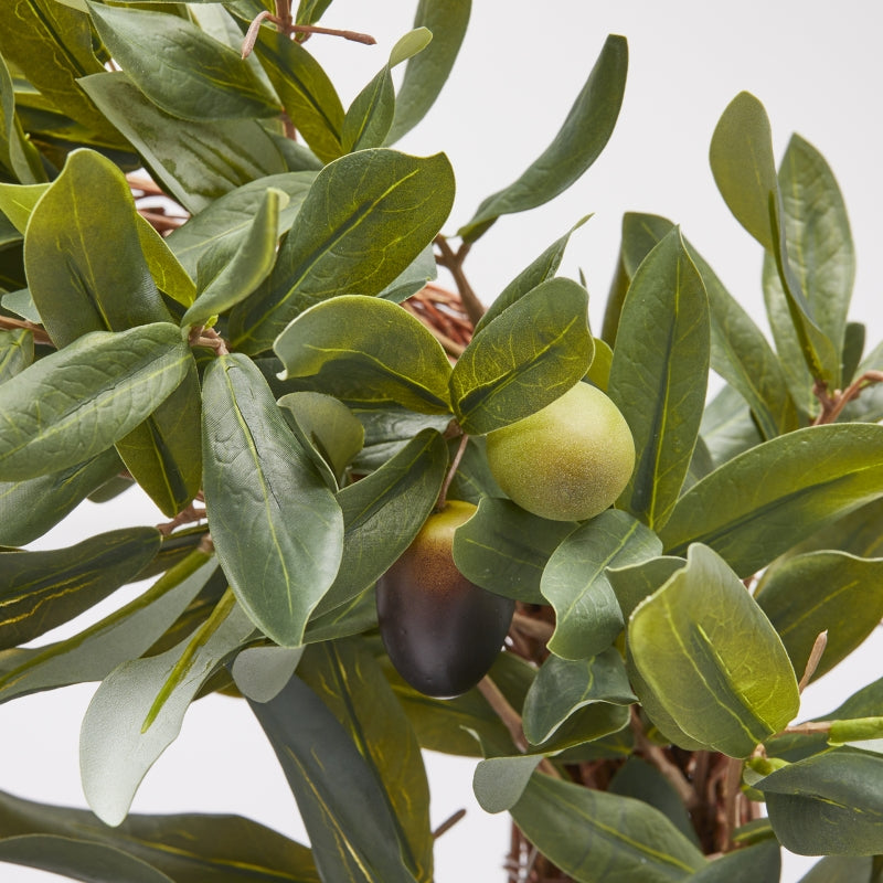 Corona Olivo con olive. Realizzata in plastica verde, questa corona può essere appesa o poggiata, aggiungendo un tocco di classe e originalità alla tua decorazione. Lasciati sedurre dalla bellezza dell'olivo e dalla freschezza della frutta. Dimensioni: diametro cm 40. In negozio e online su tuttochic.live.