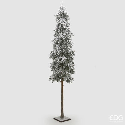 Pino Innevato artificiale h 152 cm Rami in plastica effetto neve Tronco in metallo Base decorata in metallo cm 20x20. In negozio e online su tuttochic.live