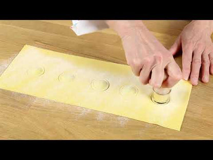 Stampino per ravioli con taglio circolare liscio ø 38