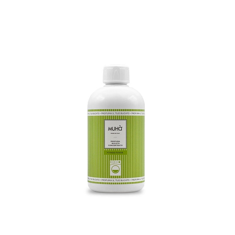 Prodotto profuma bucato concentrato da 400 ml. Info sulla fragranza FITNESS POWER  Fragranza corposa fruttata e fresca indicata per profumare i capi sportivi neutralizzando i cattivi odori grazie alla molecola anti-odore. Lascia ai tuoi capi gradevoli profumi di mela verde, ecc. In negozio e online su tuttochic.live