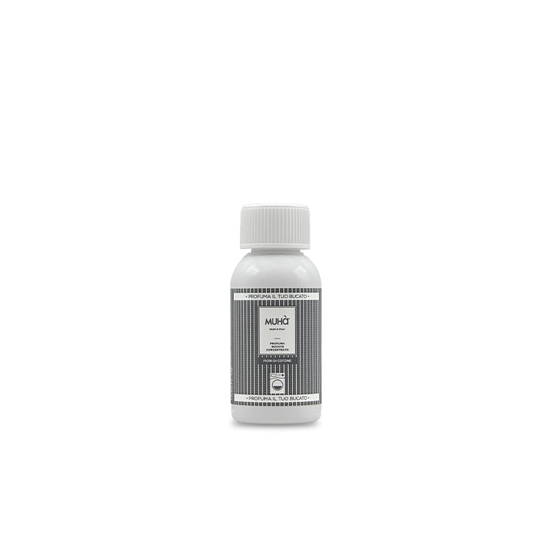 Prodotto profuma bucato concentrato che dona ai tuoi capi un profumo persistente e duraturo nel tempo. Non contiene parabeni. FIORI DI COTONE Fragranza delicata e soave con note di bergamotto unite ad un cuore fiorito di mughetto, vaniglia, ylang ylang e rosa. In negozio e online su tuttochic.live