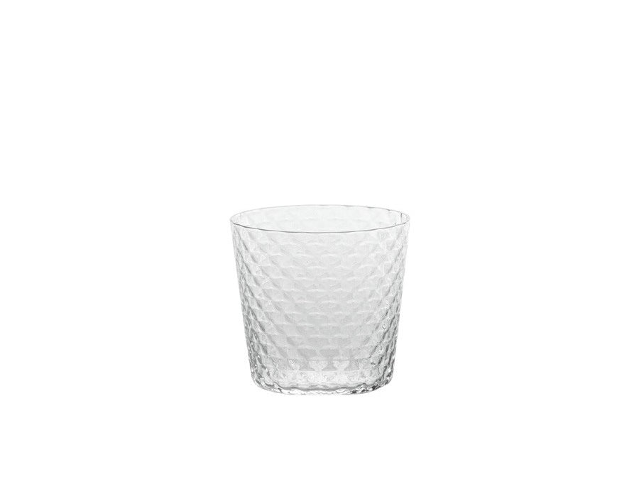 Set di 4 bicchieri tumbler XL soffiati a bocca e lavorati a mano in vetro sonoro superiore senza piombo. Collezione Veneziano Mixology, gli articoli di questa collezione si caratterizzano per la trasparenza. Design Federico de Majo 2023 Dimensioni: Ø 9,6 x h 8,8 cm Capacità: 43 cl. In negozio e online su tuttochic.live
