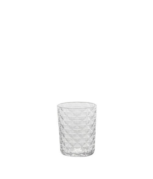 Set di 4 bicchierini shot soffiati a bocca e lavorati a mano in vetro sonoro superiore senza piombo. Collezione Veneziano Mixology, gli articoli di questa collezione si caratterizzano per la trasparenza... Design Federico de Majo 2023 Dimensioni: Ø 5,5 x h 6,5 cm Capacità: 8,5 cl. In negozio e online su tuttochic.live