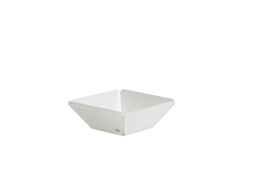 Cestino in cristallo acrilico bianco satinato , ideale per chi ama le linee essenziali dal gusto minimal. Dimensioni cm 21x21x7,5. Spessore PMMA mm 5. In negozio e online su tuttochic.live