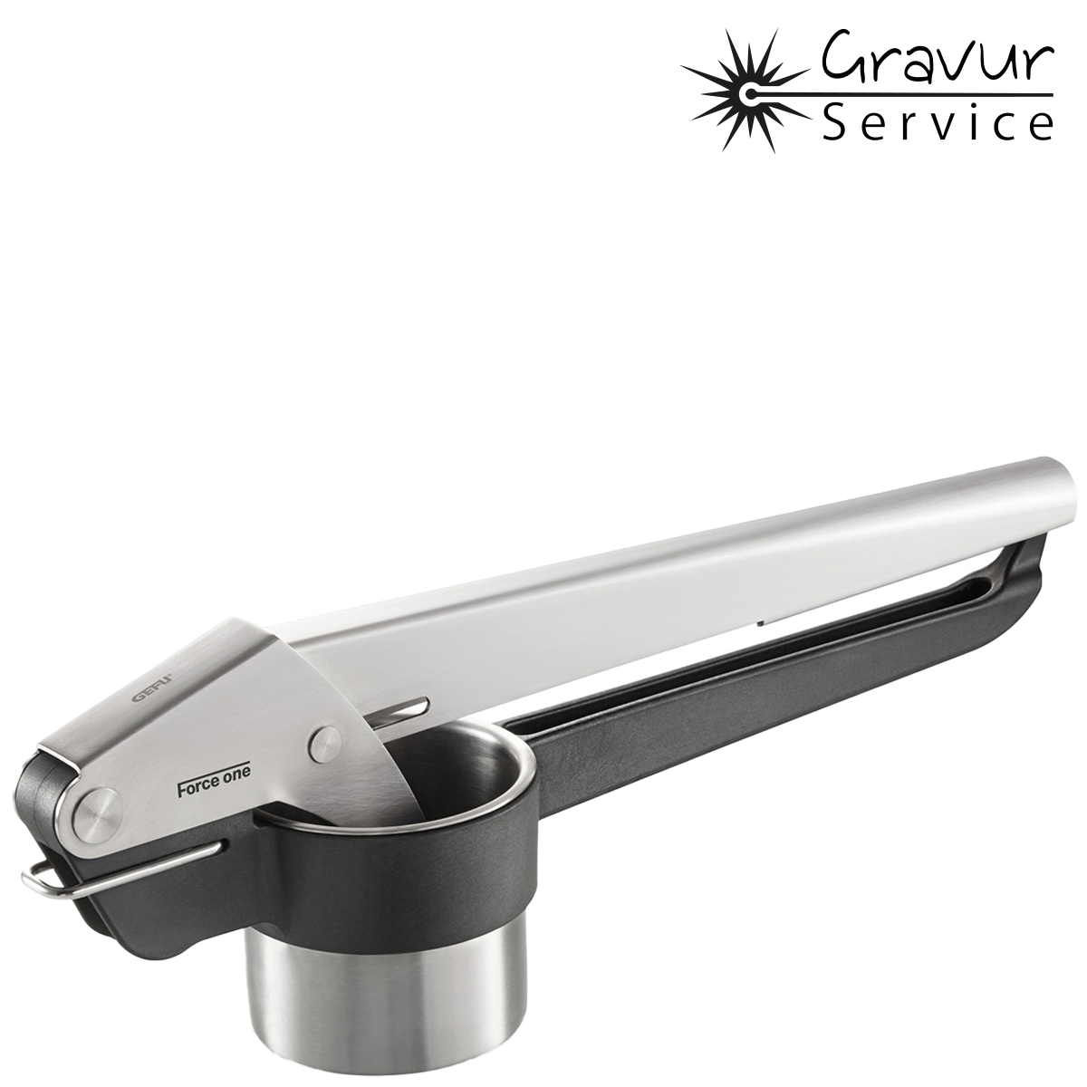 La pressa FORCE ONE® è stata progettata per preparare la pasta Spätzle, il purè di patate o castagne o il succo fresco. manici extra lunghi. Dimensioni: L 36,5 cm, P 13,0 cm, H 9,1 cm acciaio inossidabile/nylon di alta qualità lavabile in lavastoviglie. In negozio e online su tutttochic.it