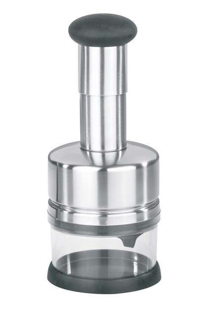 Design di qualità. Coltelli extra affilati per tagliare fine, con raschietto laterale, antiscivolo, contenitore con coperchio per la conservazione. Dettagli: lame dei coltelli affilate con sistema raschiatore Contenitore di conservazione: capacità 250 ml. In negozio e online su tuttochic.live