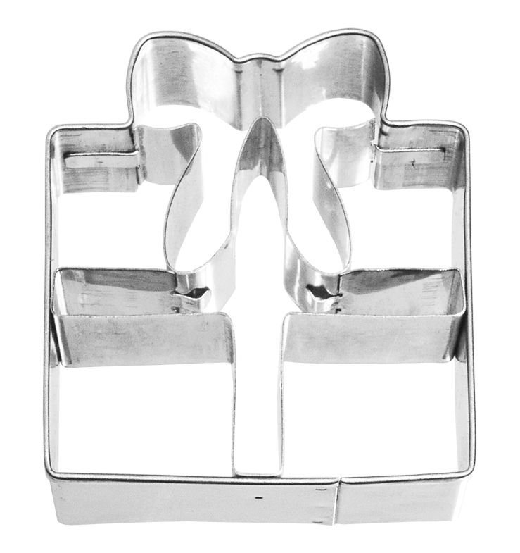 Tagliabiscotti a forma di regalo in acciaio con goffratura cm 6,5. I tagliabiscotti non sono ideali solo per cuocere i biscotti. Possono essere utilizzati anche per pane, burro, formaggio, salsiccia, frutta e verdura. In questo modo puoi potenziare ogni buffet e ogni pausa pranzo. In negozio e online su tuttochic.live