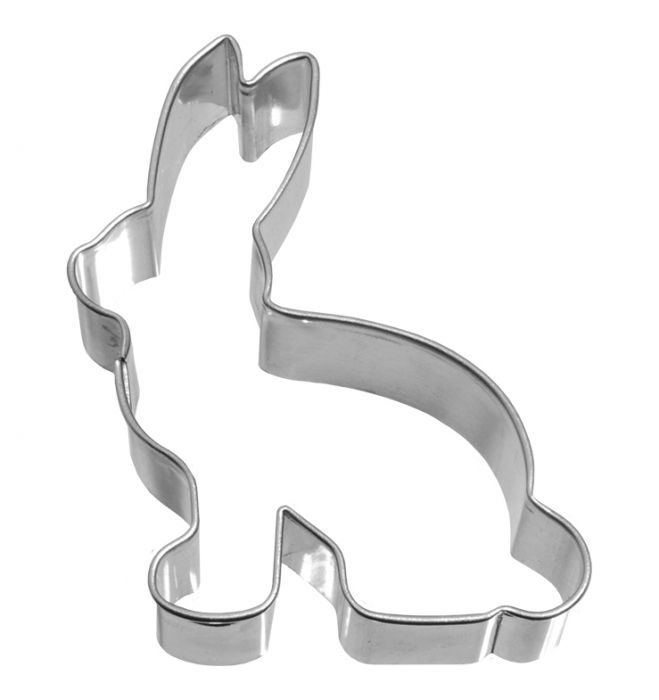 Tagliabiscotti Coniglio Seduto, in acciaio inox cm 7, lavabile in lavastoviglie. I nostri tagliabiscotti possono essere utilizzati anche per pane, burro, formaggio, salsiccia, frutta... In questo modo puoi potenziare ogni buffet e ogni pausa pranzo. In negozio e online su tuttochic.live