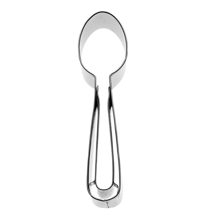 Tagliabiscotti a forma di Cucchiaino, con goffratura interna, in acciaio inox 11 cm, lavabile in lavastoviglie. I nostri tagliabiscotti possono essere utilizzati anche per pane, burro, formaggio, salsiccia, frutta... In questo modo puoi potenziare ogni buffet e ogni pausa pranzo. In negozio e online su tuttochic.live