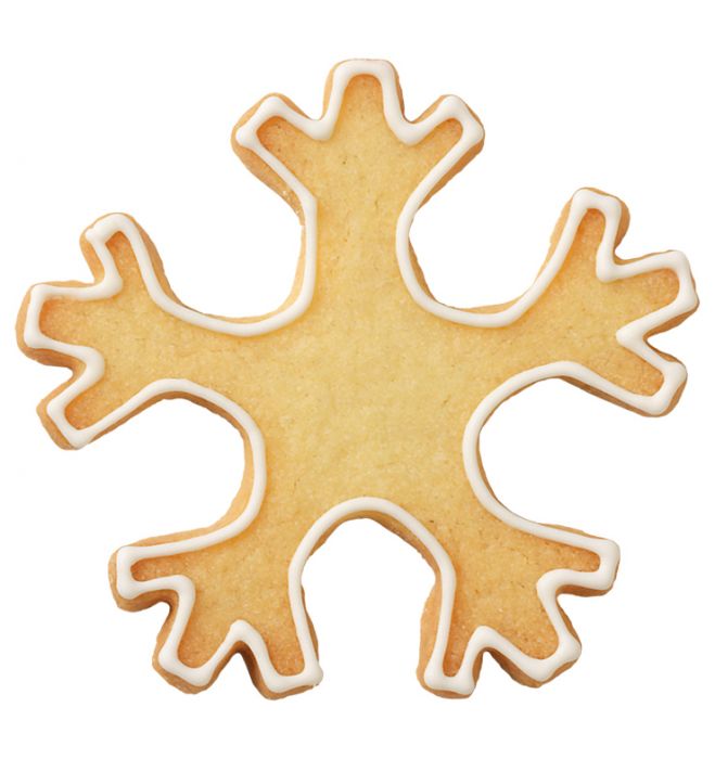 L'albero di Natale decorato in modo diverso. Hai mai decorato il tuo albero di Natale con i tagliabiscotti? No? È giunto il momento! Attacca un nastro decorativo al tagliabiscotti e appendi le forme all'albero. In negozio e online su tuttochic.live