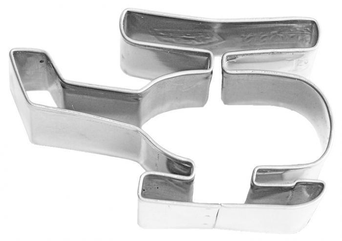 Tagliabiscotti Elicottero, con goffratura interna, in acciaio inox 7 cm, lavabile in lavastoviglie.  I nostri tagliabiscotti possono essere utilizzati anche per pane, burro, formaggio, salsiccia, frutta. In questo modo puoi potenziare ogni buffet e ogni pausa pranzo. In negozio e online su tuttochic.live