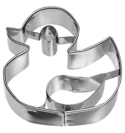 Tagliabiscotti Anatroccolo, con goffratura interna, in acciaio inox 5,5 cm, lavabile in lavastoviglie.  I nostri tagliabiscotti possono essere utilizzati anche per pane, burro, formaggio, salsiccia, frutta... In questo modo puoi potenziare ogni buffet e ogni pausa pranzo. In negozio e online su tuttochic.live