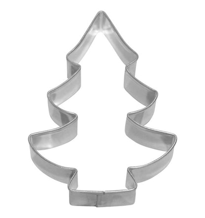 Tagliabiscotti Abete, in acciaio inox cm 6, lavabile in lavastoviglie. L'albero di Natale decorato in modo diverso. Hai mai decorato il tuo albero di Natale coni tagliabiscotti? No? È giunto il momento! Attacca un nastro decorativo al tagliabiscotti e appendi le forme all'albero. In negozio e online su tuttochic.live