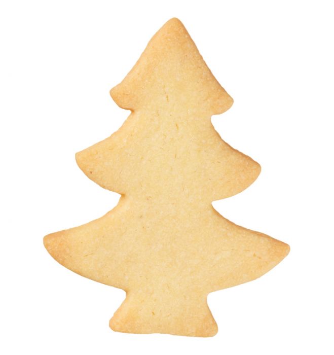Tagliabiscotti Abete, in acciaio inox cm 6, lavabile in lavastoviglie. L'albero di Natale decorato in modo diverso. Hai mai decorato il tuo albero di Natale coni tagliabiscotti? No? È giunto il momento! Attacca un nastro decorativo al tagliabiscotti e appendi le forme all'albero. In negozio e online su tuttochic.live