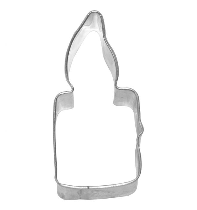 Tagliabiscotti Candela, in acciaio inox cm 7, lavabile in lavastoviglie. L'albero di Natale decorato in modo diverso. Hai mai decorato il tuo albero di Natale con i tagliabiscotti? No? Attacca un nastro decorativo al tagliabiscotti e appendi le forme all'albero. In negozio e online su tuttochic.live