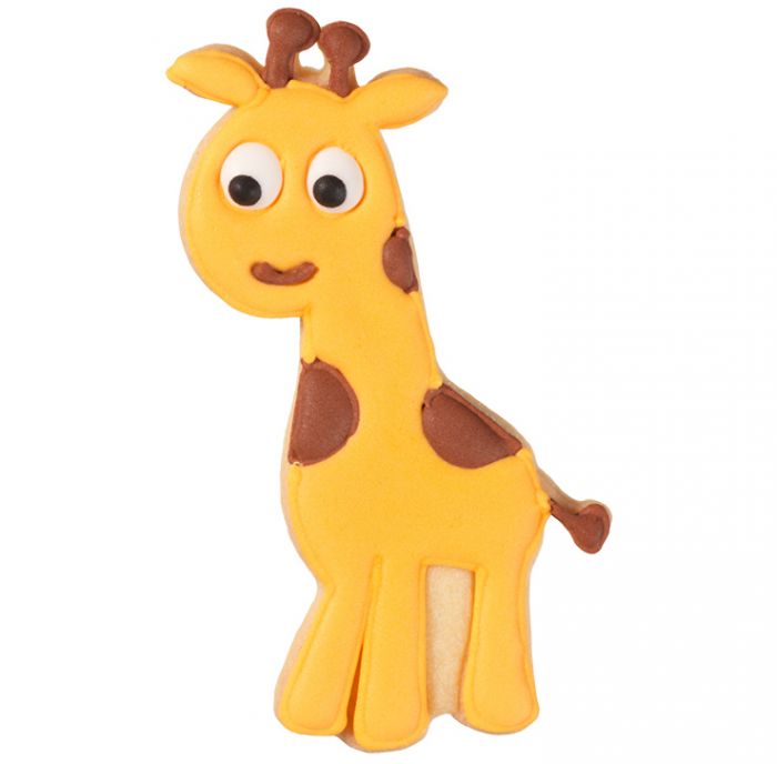 Tagliabiscotti Giraffa, con goffratura interna, in acciaio inox 11 cm, lavabile in lavastoviglie. I nostri tagliabiscotti possono essere utilizzati anche per pane, burro, formaggio, salsiccia, frutta... In questo modo puoi potenziare ogni buffet e ogni pausa pranzo. In negozio e online su tuttochic.live