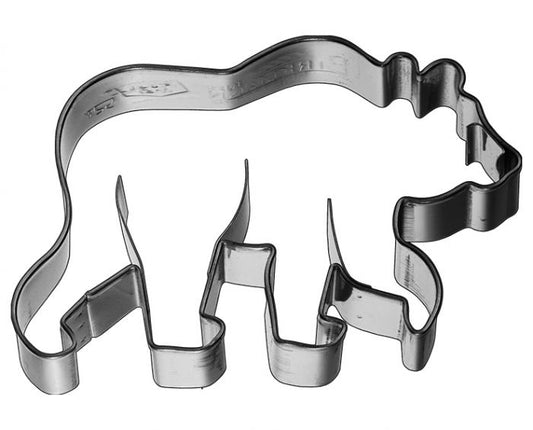 Tagliabiscotti Orso, con goffratura interna, in acciaio inox, 8,5 cm, lavabile in lavastoviglie.  I nostri tagliabiscotti non sono ideali solo per cuocere i biscotti. Possono essere utilizzati anche per pane, burro, formaggio, salsiccia, frutta e verdura. In negozio e online su tuttochic.live