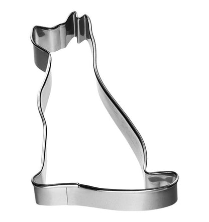 Tagliabiscotti Cane Seduto, in acciaio inox cm 6, lavabile in lavastoviglie.  I nostri tagliabiscotti possono essere utilizzati anche per pane, burro, formaggio, salsiccia, frutta... In questo modo puoi potenziare ogni buffet e ogni pausa pranzo. In negozio e online su tuttochic.live