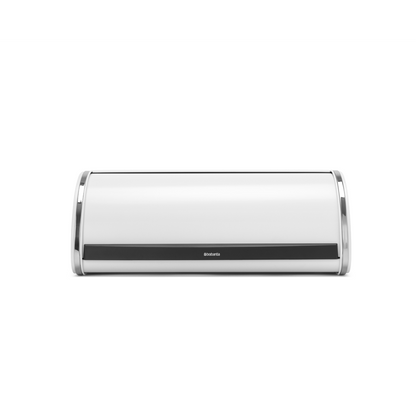 Portapane in metallo bianco con apertura scorrevole presenta un piano superiore piatto dove puoi collocare barattoli, contenitori, ecc. Apertura facilitata grazie all'ampia maniglia. Dimensioni: Altezza: 17,3 cm Lunghezza: 26,2 cm Larghezza  44,5 cm Capacità: 16 litri Peso: 1,5 Kg. In negozio e online su tuttochic.live